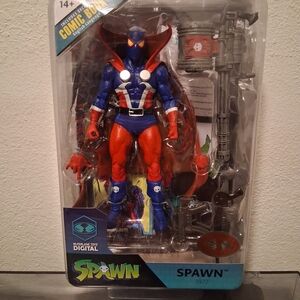 Spawn Action Figure - Blue and Red